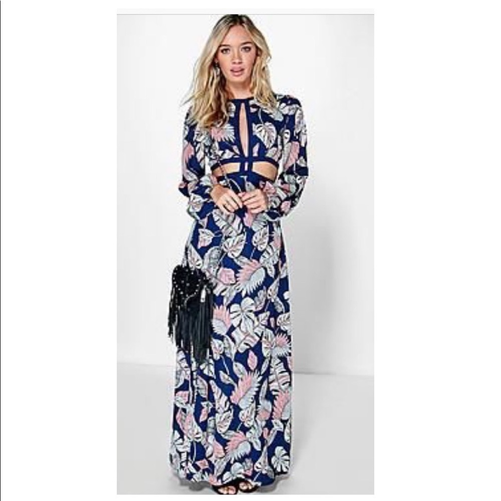 Boohoo long dress